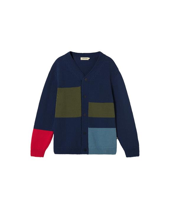 Gebreid Vest Nico Navy from Shop Like You Give a Damn