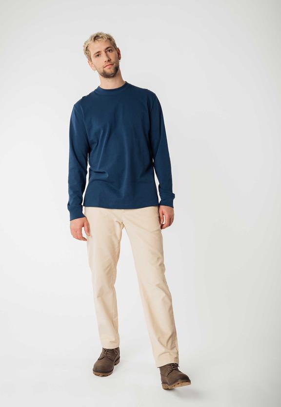 Shirt Lange Mouw Tejas Donkerblauw from Shop Like You Give a Damn