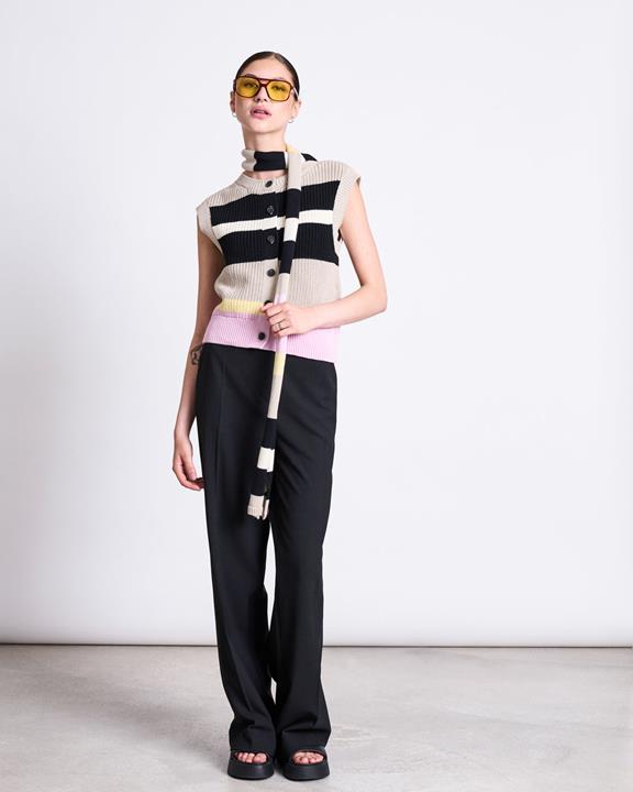 Vest Gestreept Vrij Multicolor from Shop Like You Give a Damn