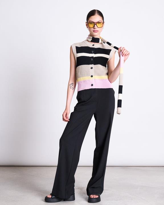 Vest Gestreept Vrij Multicolor from Shop Like You Give a Damn