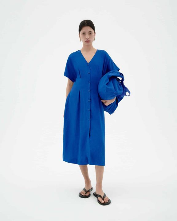 Jurk Laura Indigo Blauw via Shop Like You Give a Damn