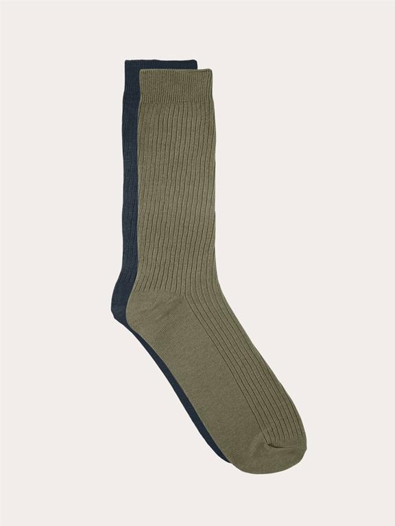 Sokken Classic 2-Pack Groen via Shop Like You Give a Damn