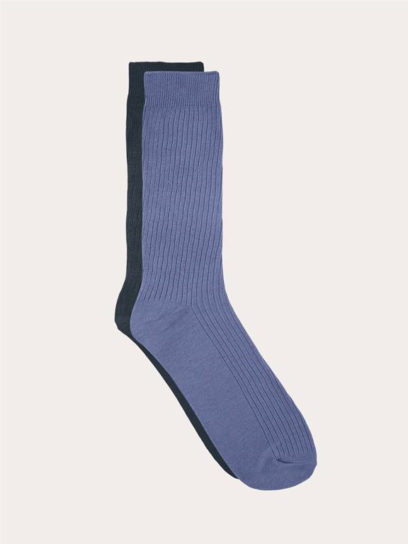 Sokken Classic 2-Pack Blauw via Shop Like You Give a Damn