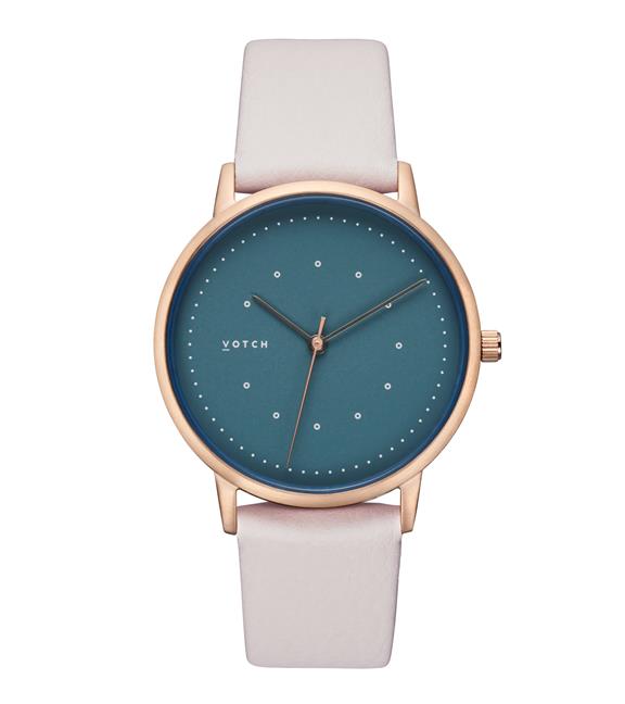 Horloge Lyka Roségoud & Lichtgrijs - Blauw 1