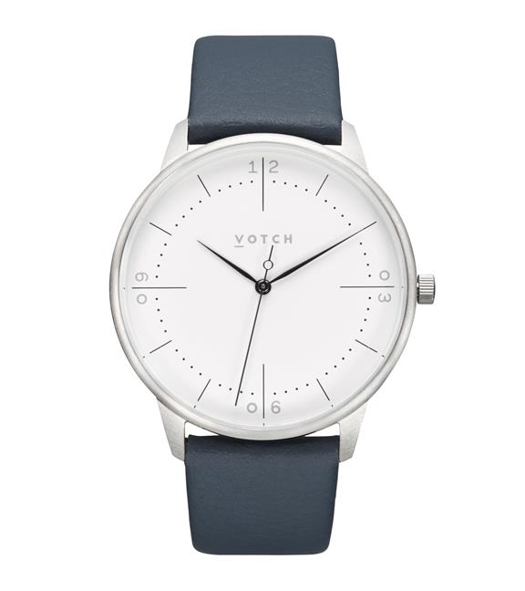 Horloge Aalto Donkerblauw & Zilver 1