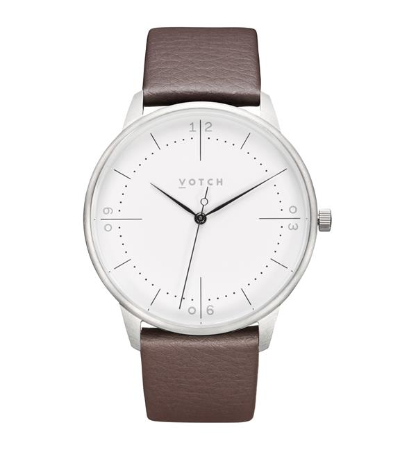 Horloge Aalto Bruin & Zilver 1