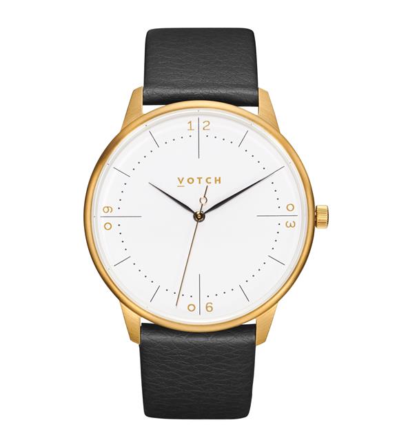 Horloge Aalto Zwart & Goud 1
