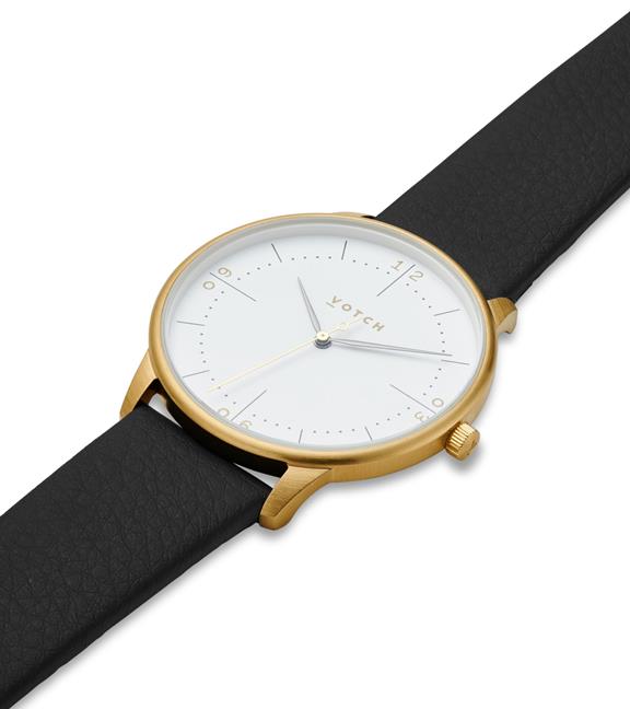 Horloge Aalto Zwart & Goud 2