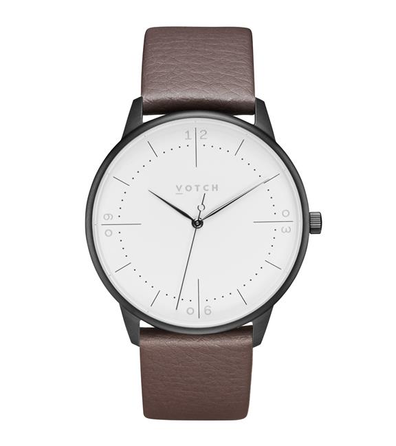 Horloge Aalto Zwart & Bruin 1