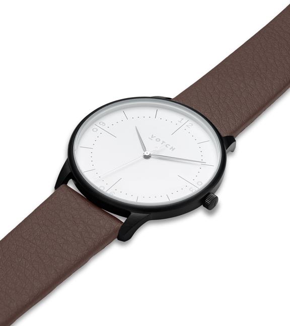 Horloge Aalto Zwart & Bruin 2