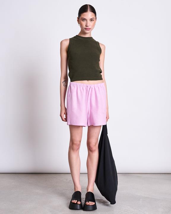Gebreide Top Garda Dark Olive from Shop Like You Give a Damn