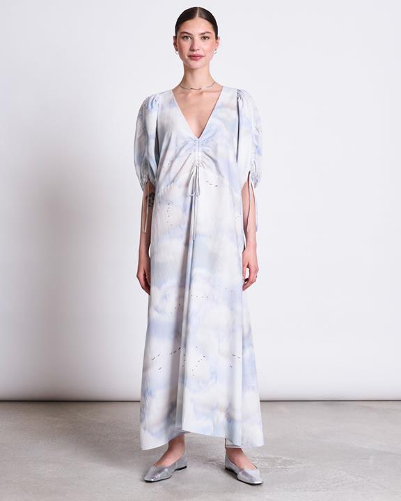 Maxi-Jurk Met Wolkenprint via Shop Like You Give a Damn