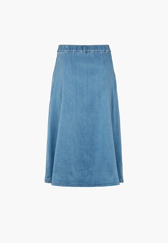 Rok Asta Medium Gewassen Blauwe Denim from Shop Like You Give a Damn