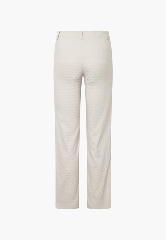Broek Tracy Straight Ml Grijs Zand Jacquard from Shop Like You Give a Damn