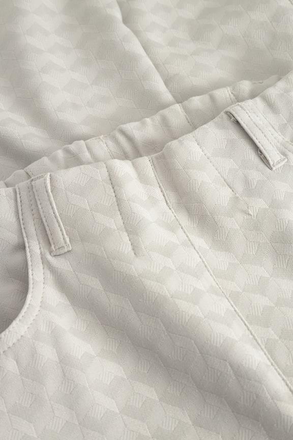 Broek Tracy Straight Ml Grijs Zand Jacquard from Shop Like You Give a Damn