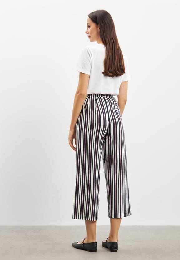 Broek Donna Loose Jersey Crop Nautical Stripe from Shop Like You Give a Damn