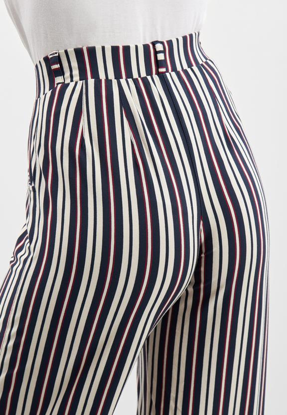 Broek Donna Loose Jersey Crop Nautical Stripe from Shop Like You Give a Damn