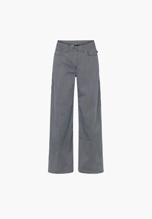 Broek Carol Loose Ml Blauwe Streep from Shop Like You Give a Damn