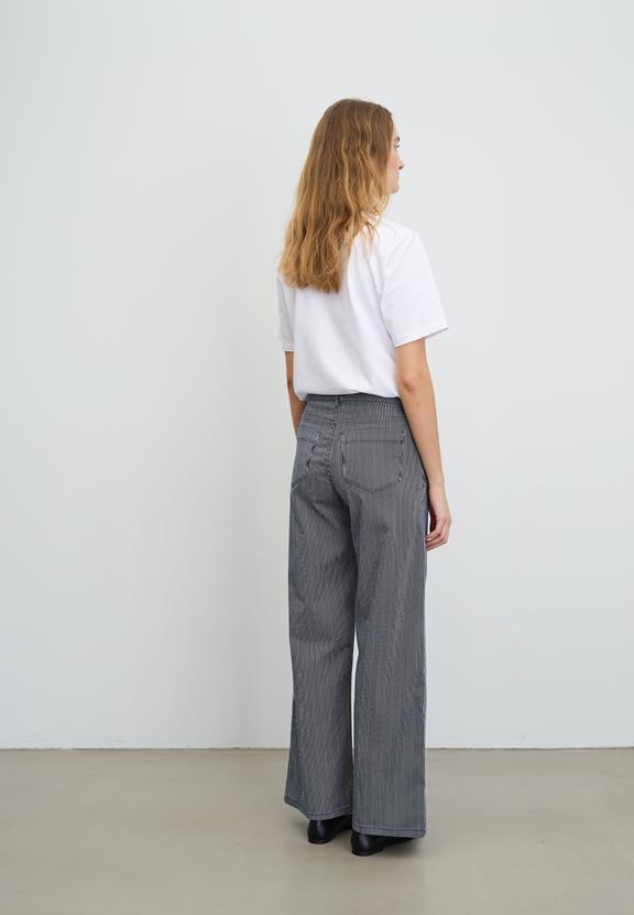 Broek Carol Loose Ml Blauwe Streep from Shop Like You Give a Damn