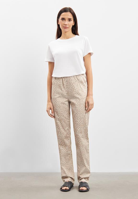 Broek Kelly Regular Ml Birch Leopard via Shop Like You Give a Damn