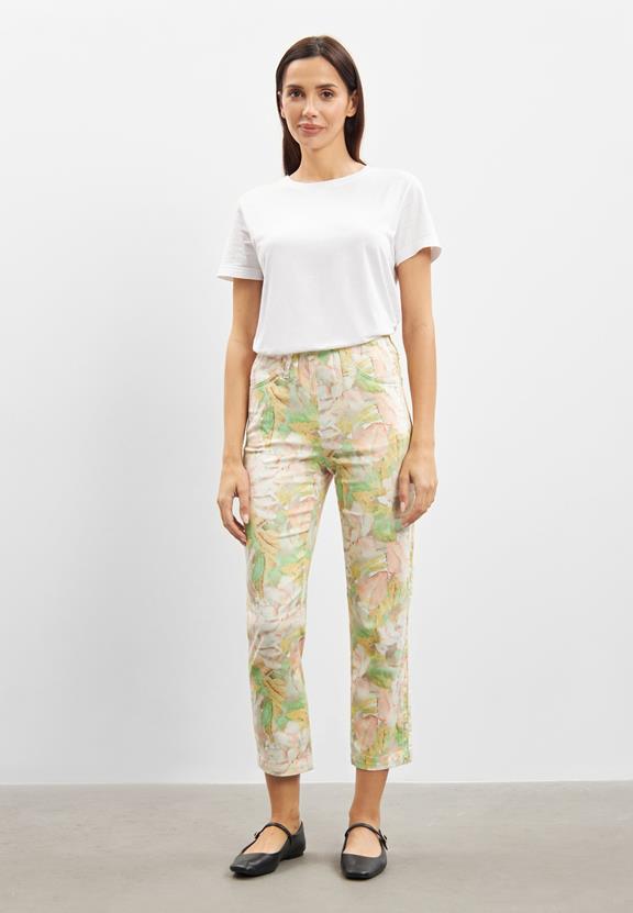 Broek Patricia Pure Regular Crop Rose Watercolour from Shop Like You Give a Damn