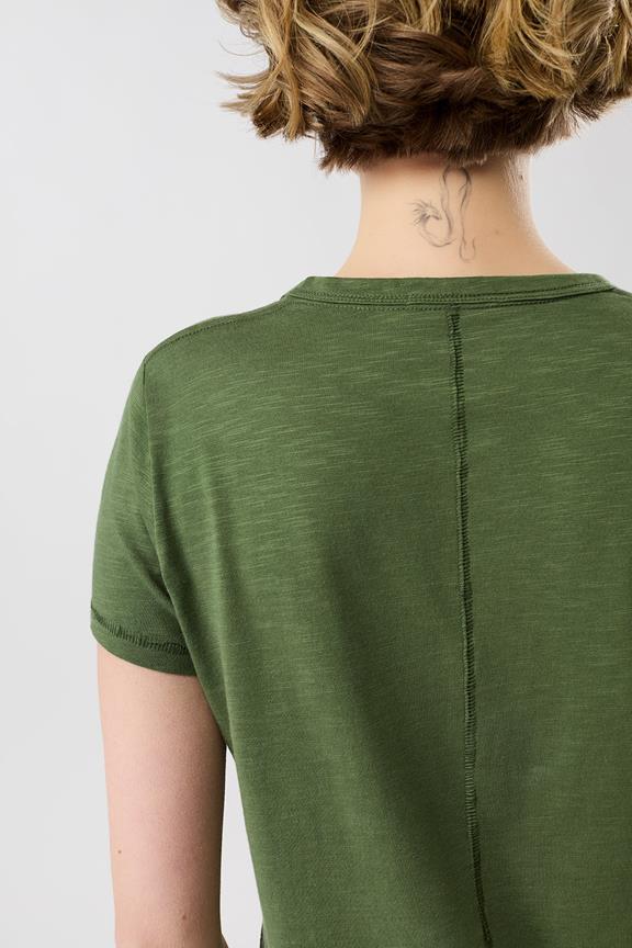 T-Shirt Rust Herstel Roots Groen from Shop Like You Give a Damn