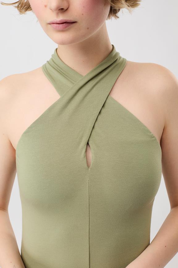 Top Tania Mossy Bark Groen from Shop Like You Give a Damn