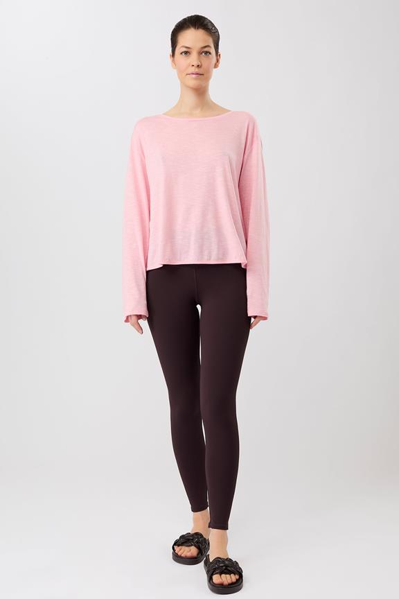 Lange Mouw Open Rug Engels Rose Roze from Shop Like You Give a Damn