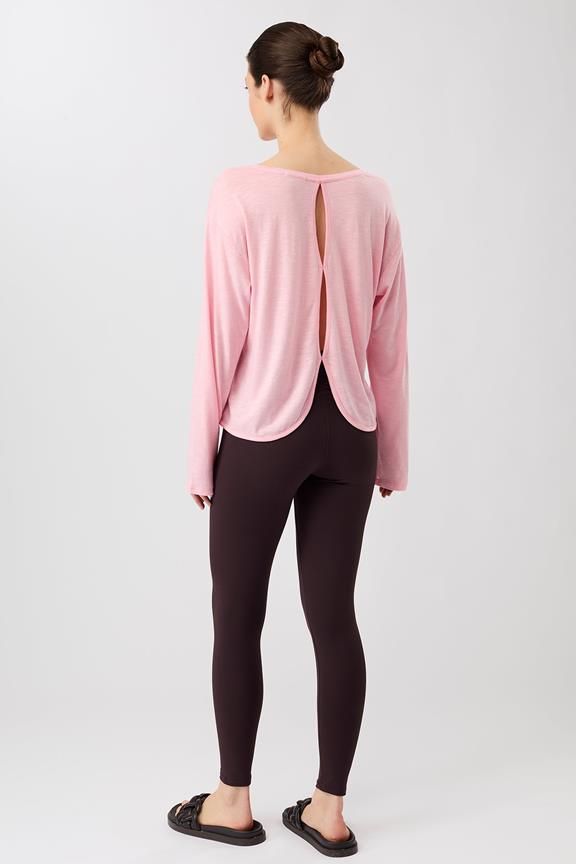 Lange Mouw Open Rug Engels Rose Roze from Shop Like You Give a Damn