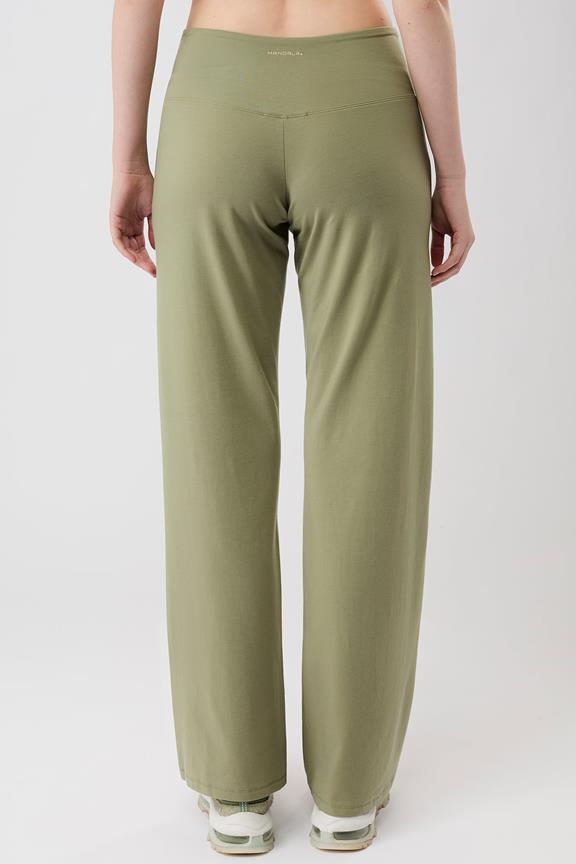Broek Wijde Pijpen Workout Mossy Bark Groen from Shop Like You Give a Damn