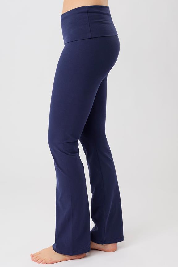 Yogabroek Classic Rolldown Sepia Inktblauw from Shop Like You Give a Damn