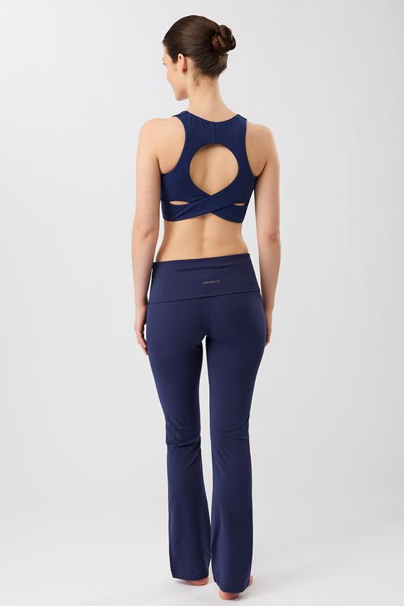 Yogabroek Classic Rolldown Sepia Inktblauw from Shop Like You Give a Damn