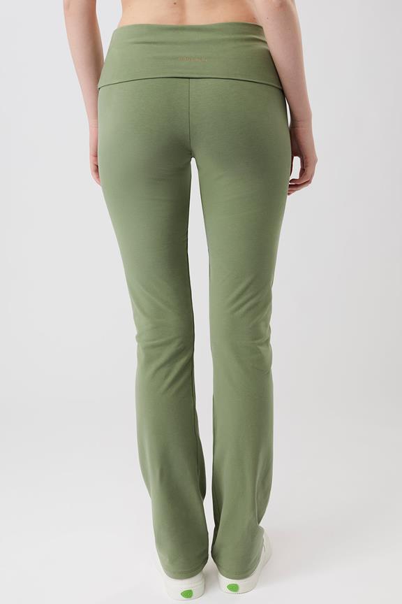 Yogabroek Classic Rolldown Mossy Bark Groen from Shop Like You Give a Damn