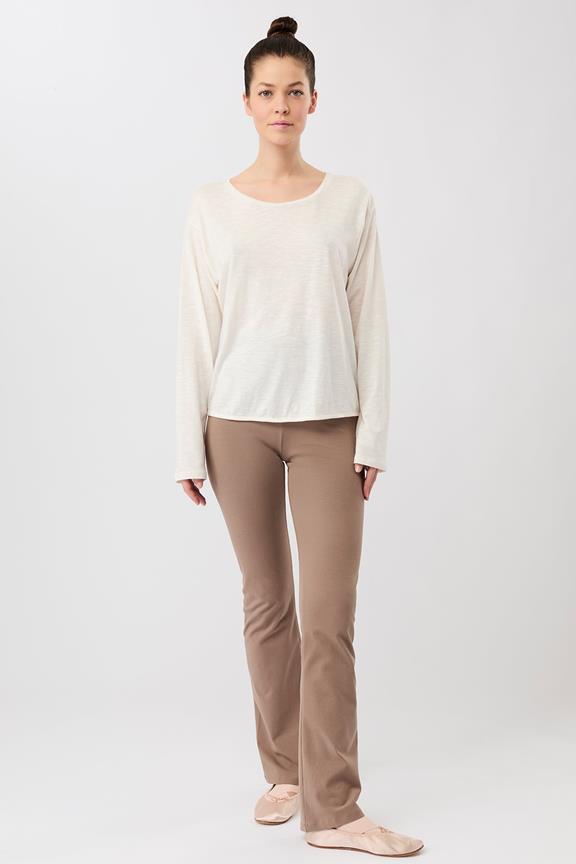 Yogabroek Classic Rolldown Curtado Bruin from Shop Like You Give a Damn