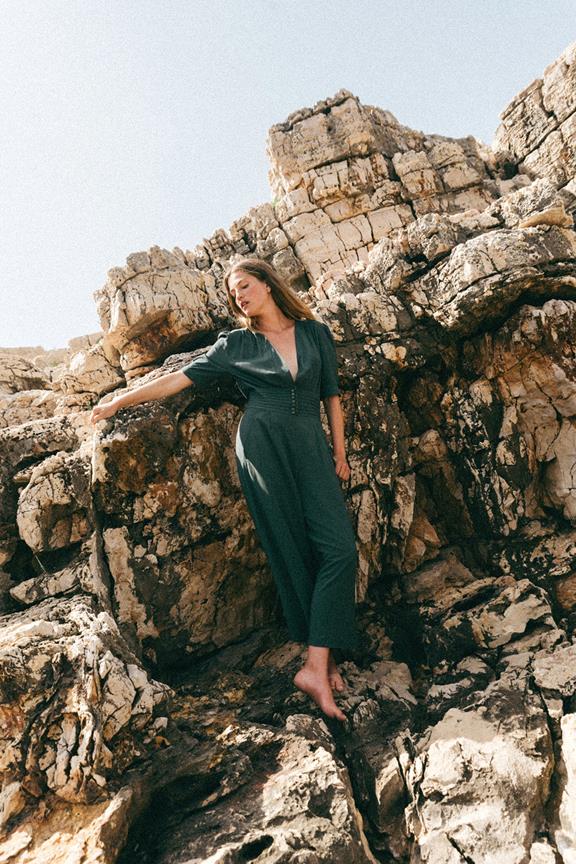 Jumpsuit Quendoline Mear Groen via Shop Like You Give a Damn