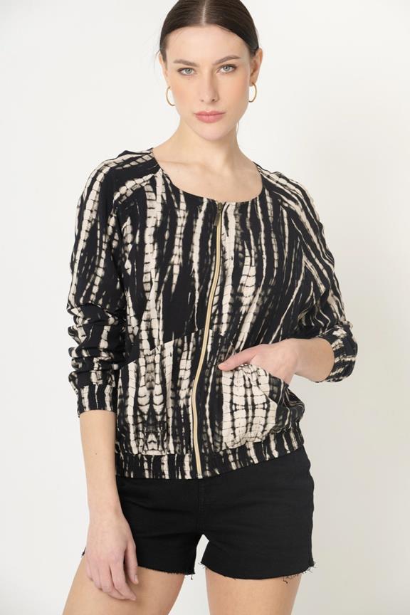 Blouse Jas Boca Zwart Batik from Shop Like You Give a Damn