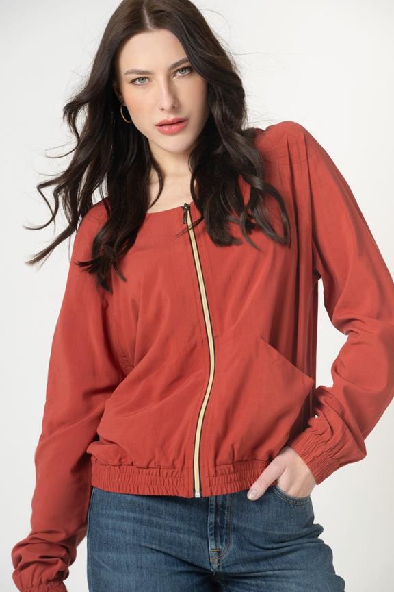 Blouse Jas Boca Mars Rood via Shop Like You Give a Damn