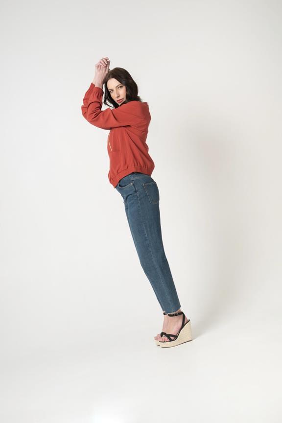 Blouse Jas Boca Mars Rood from Shop Like You Give a Damn