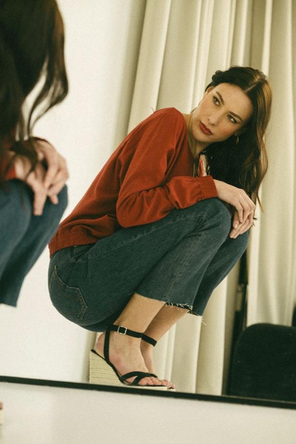 Blouse Jas Boca Mars Rood from Shop Like You Give a Damn
