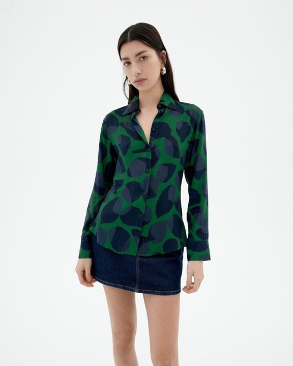 Shirt Blad Katha Groen via Shop Like You Give a Damn