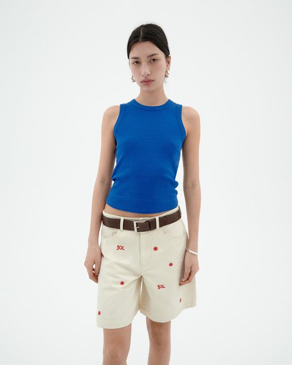 Top Juliette Indigo via Shop Like You Give a Damn