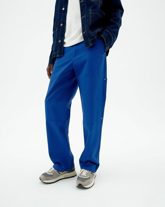 Broek Owen Blauw via Shop Like You Give a Damn