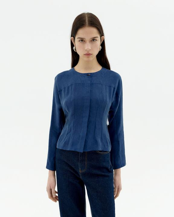 Shirt Briana Blauw via Shop Like You Give a Damn