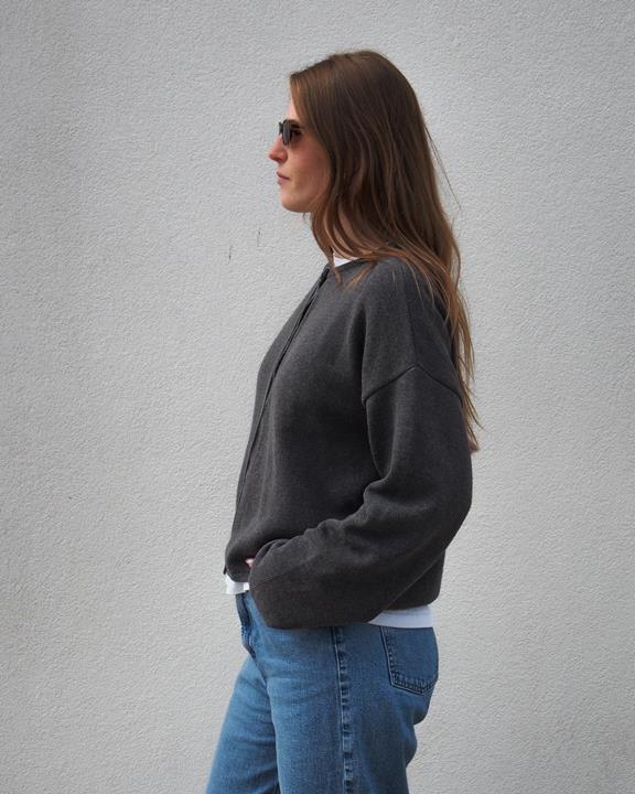 Cardigan Licht Asas Donkergrijs from Shop Like You Give a Damn