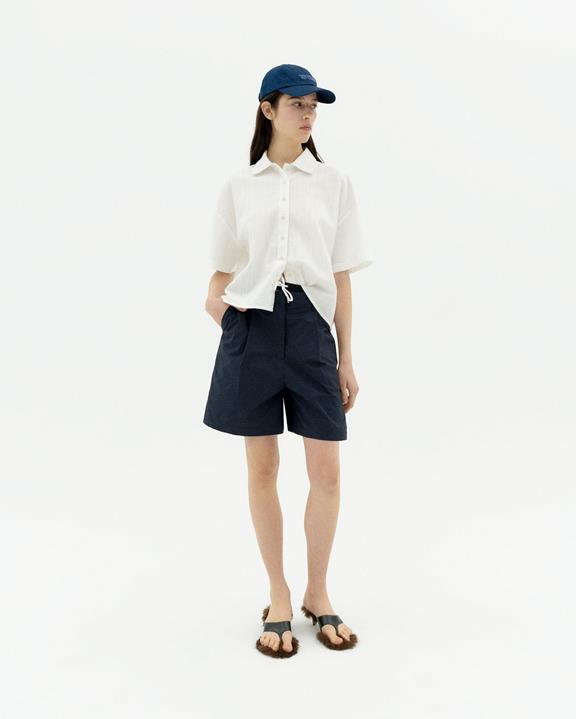 Blouse Popcorn Textuur Anna Wit via Shop Like You Give a Damn