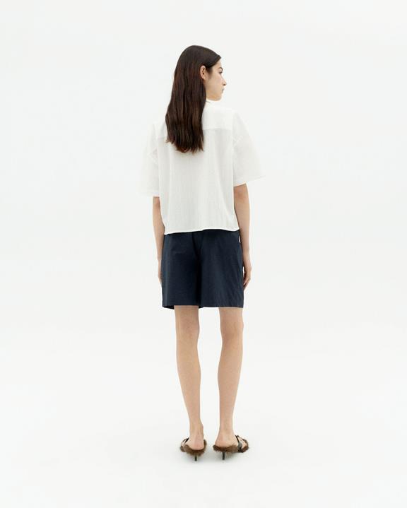 Blouse Popcorn Textuur Anna Wit from Shop Like You Give a Damn