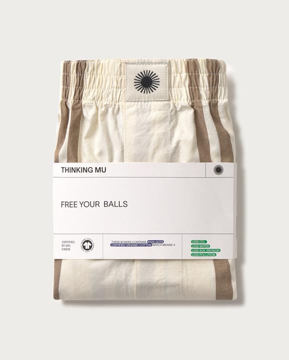 Boxer Bruin Gestreept via Shop Like You Give a Damn