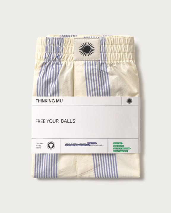 Boxer Blauw Gestreept via Shop Like You Give a Damn