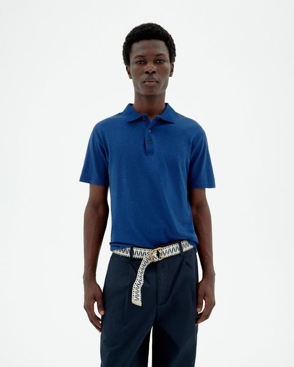 Poloshirt Blauw via Shop Like You Give a Damn