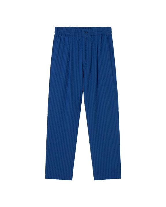 Broek Seersucker Luc Blauw from Shop Like You Give a Damn
